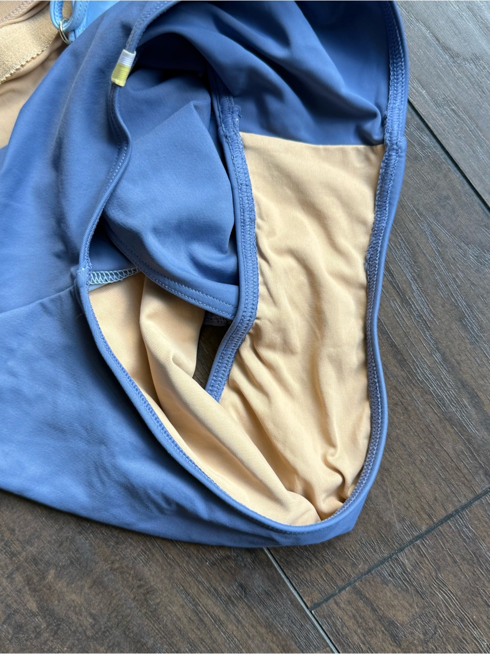 Summer Salt size 6 Blue NWT One Piece Colorblock High Neck - Picture 3 of 5